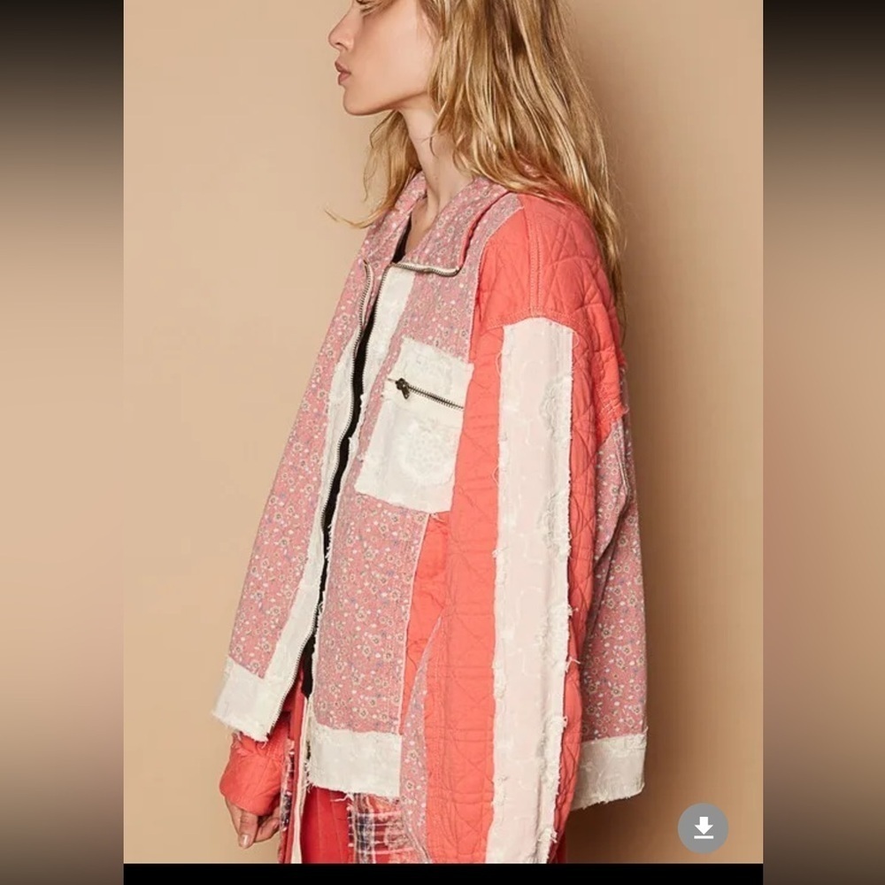 POL. Quilted Floral Jacket - Picture 4 of 4